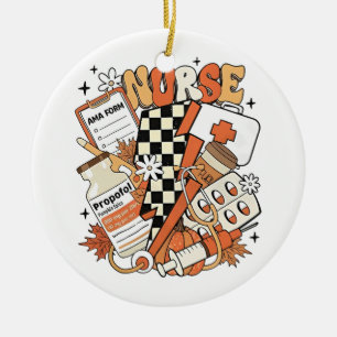Décoration En Céramique Merci Nurse Life Turquie mignonne Thanksgiving Nur