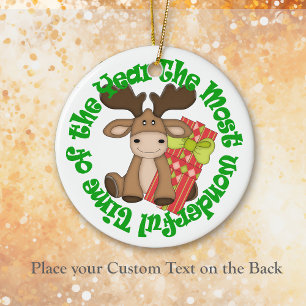 Décoration En Céramique Merveilleux temps Cartoon Moose Kids