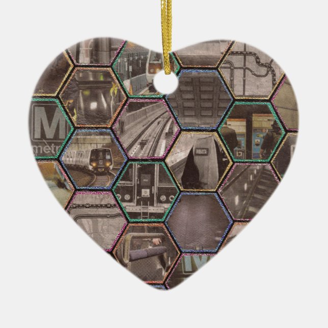 Décoration En Céramique Métro de C.C (Devant)