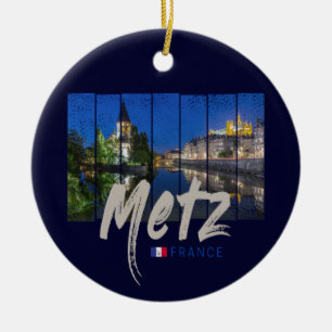Décoration En Céramique Metz Grand Est France en soirée Souvenir vintage