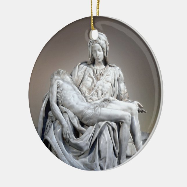 Décoration En Céramique Michelangelo - La Pieta (Gauche)