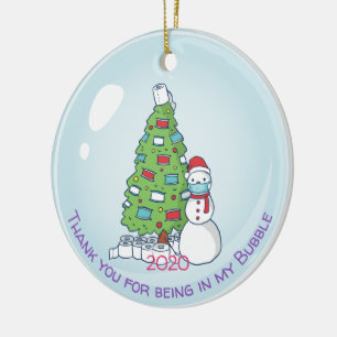 Décoration En Céramique Mignon Girl Merci D'Être Dans Ma Bulle De Soutien