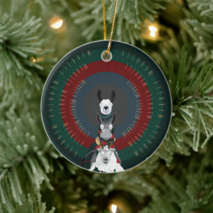 Décoration En Céramique Mignonne, Drôle, Amusant âne Llama Sheep