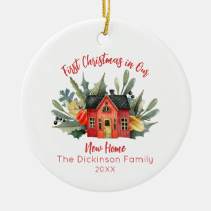 Décoration En Céramique Mignonne Premier Noël Nouveau Accueil