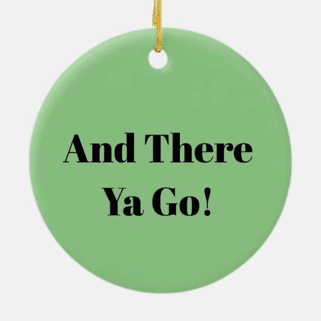 Décoration En Céramique Mike Kara Ici L'Ornement De Noël (Dos)