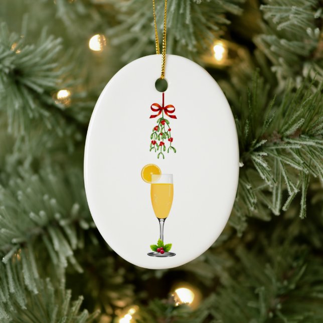 Décoration En Céramique Mimosas et Mistletoe Noël (Arbre)
