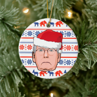 DÉCORATION EN CÉRAMIQUE MITCH MCCONNELL CHRISTMAS