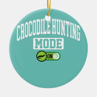 Décoration En Céramique Mode chasse au crocodile sur chasseur d'alligators
