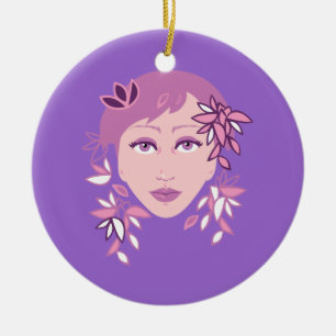 Décoration En Céramique Mode florale