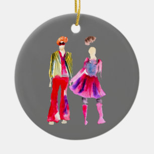 Décoration En Céramique Mode illustration aquarelle boho