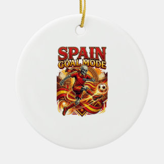 Décoration En Céramique Mode squelette de but de l'Espagne Nations striker