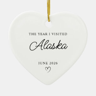 Décoration En Céramique Modern Monoline L'année où j'ai visité l'Alaska