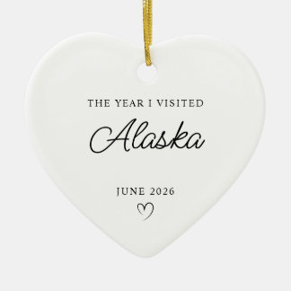 Décoration En Céramique Modern Monoline L'année où j'ai visité l'Alaska
