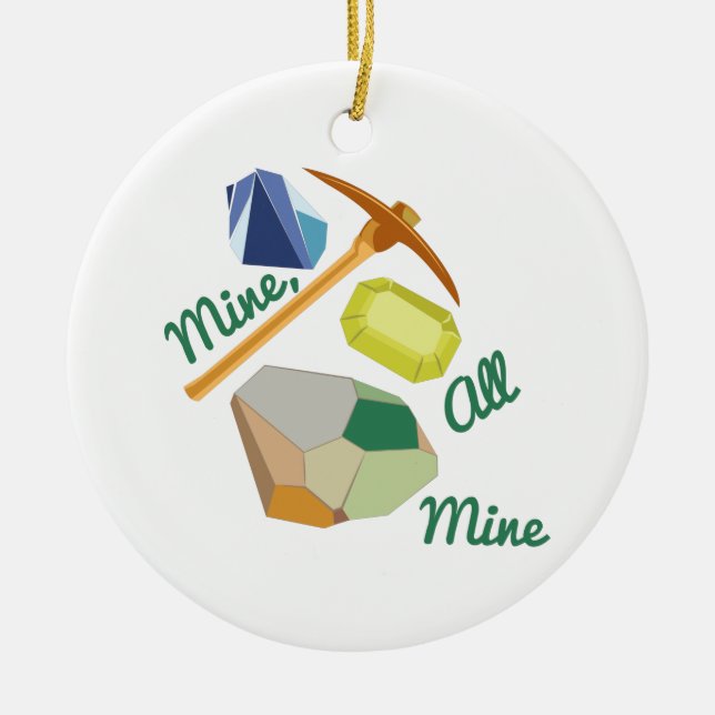 Décoration En Céramique Moi, tout le mien (Devant)