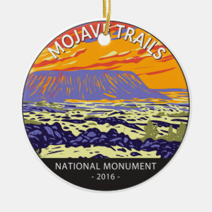 Décoration En Céramique Mojave Trails National Monument Amboy Crater