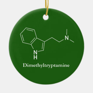 Décoration En Céramique Molécule de DMT Diméthyltryptamine Chimie