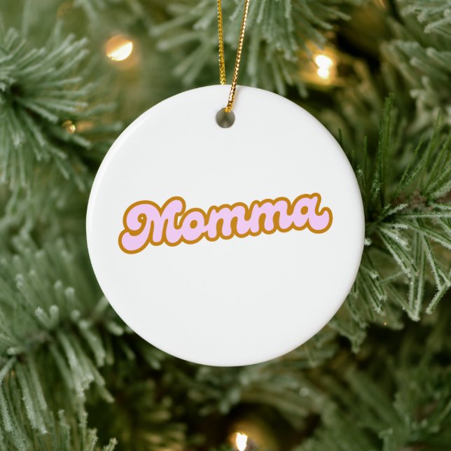 Décoration En Céramique Momma | Pink Cute Maman (Arbre)