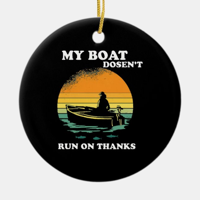 Décoration En Céramique Mon bateau ne fonctionne pas grâce (Devant)