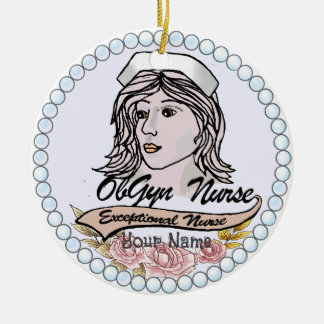 Décoration En Céramique Mon infirmière en gynécologie obstétrique