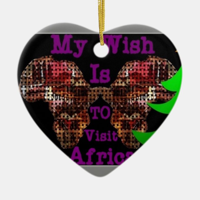 Décoration En Céramique Mon souhait (Devant)