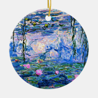Décoration En Céramique Monet : Water Lys 1919, célèbre peinture