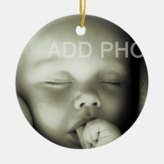 Décoration En Céramique monogramme d'ornement de la photo 311-Custom