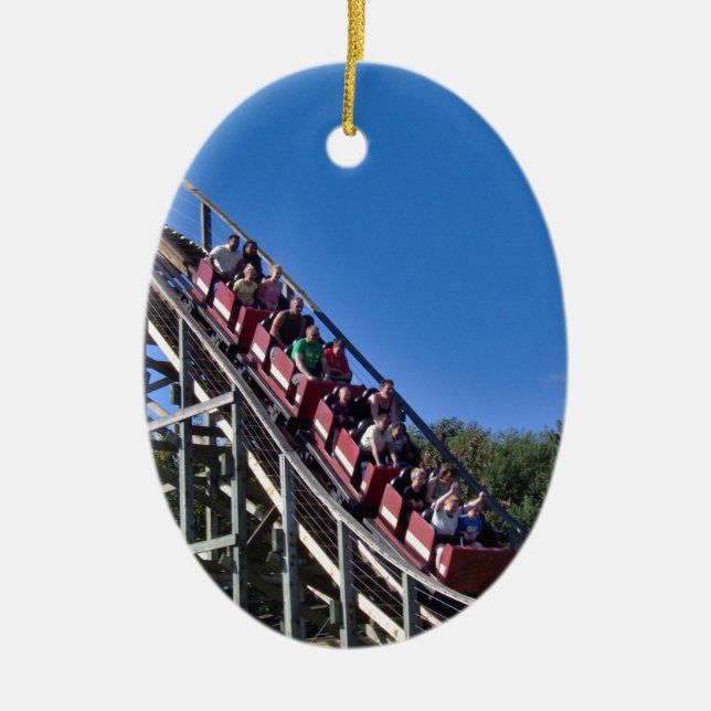 Décoration En Céramique Montagnes russes (Devant)