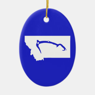 Décoration En Céramique Montée de glace Montana