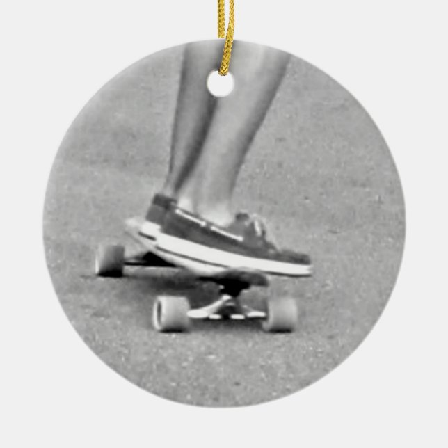 Décoration En Céramique Monter le long-board (Devant)