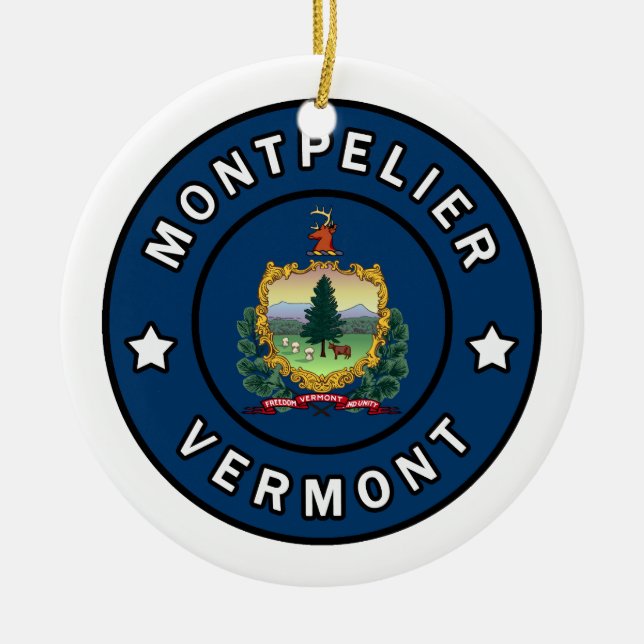 Décoration En Céramique Montpelier Vermont (Devant)