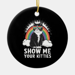 Décoration En Céramique Montrez-moi vos chatons drôle Lesbienne Gay Fierté