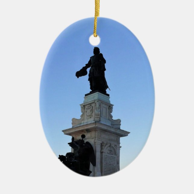 Décoration En Céramique Monument à Samuel De Champlain, Québec, Canada (Devant)