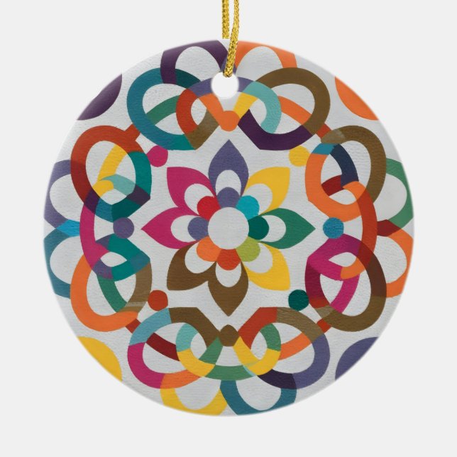 Décoration En Céramique mosaïques andalouse-marocaine (Devant)