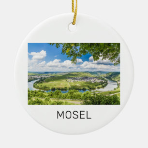 Décoration En Céramique Moselle Loop Trittenheim Panorama Allemagne Souven