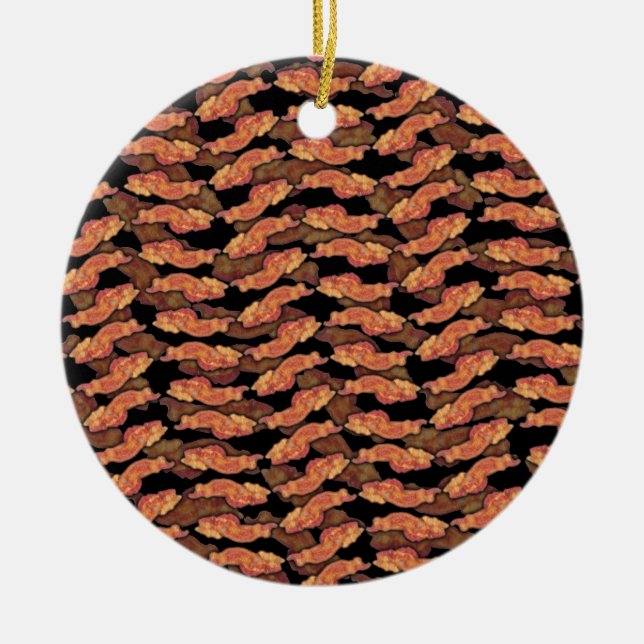 Décoration En Céramique Motif Bacon (Devant)