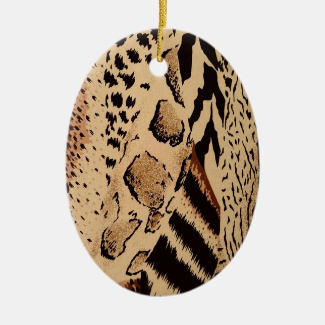 Décoration En Céramique Motif Cheetah (Devant)