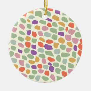 Décoration En Céramique motif coloré