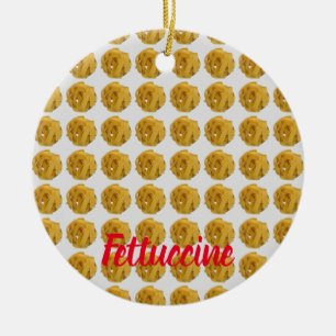 Décoration En Céramique Motif de nouilles de fettucine pour amoureux de la