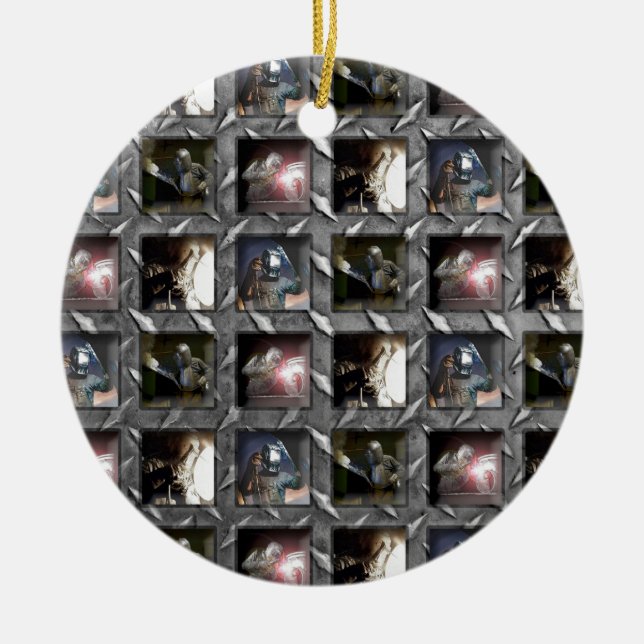 Décoration En Céramique Motif de soudure (Devant)