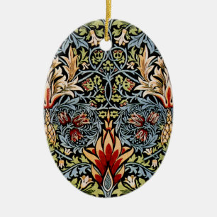 Décoration En Céramique Motif floral à tête de serpent de William Morris