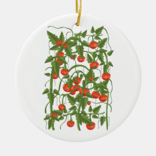 Décoration En Céramique Motif Tomates
