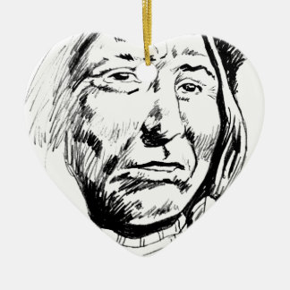 Décoration En Céramique Motivation du croquis en chef indien