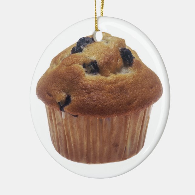 Décoration En Céramique Muffin aux bleuets (Gauche)