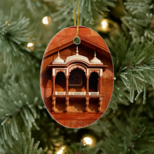 Décoration En Céramique Mur du temple indien