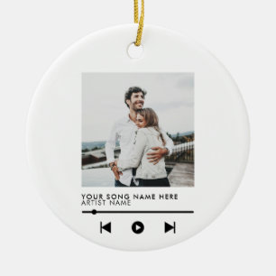 Décoration En Céramique Musique Couple Amour Chanson Noël