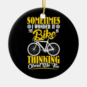 Décoration En Céramique My Bike Thinking About Me