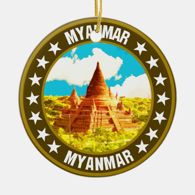 Décoration En Céramique Myanmar (Devant)