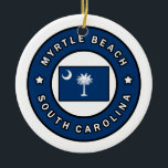 Décoration En Céramique Myrtle Beach la Caroline du Sud<br><div class="desc">Myrtle Beach la Caroline du Sud</div>