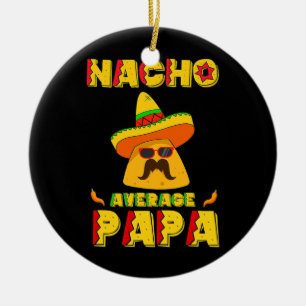 Décoration En Céramique Nacho Moyen Papa Mexicain Plat Daddy Cinco De