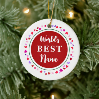 Décoration En Céramique Nana Hearts Love Signe Date Cadeau de Noël